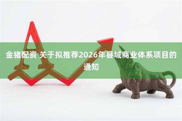 金猪配资 关于拟推荐2026年县域商业体系项目的通知